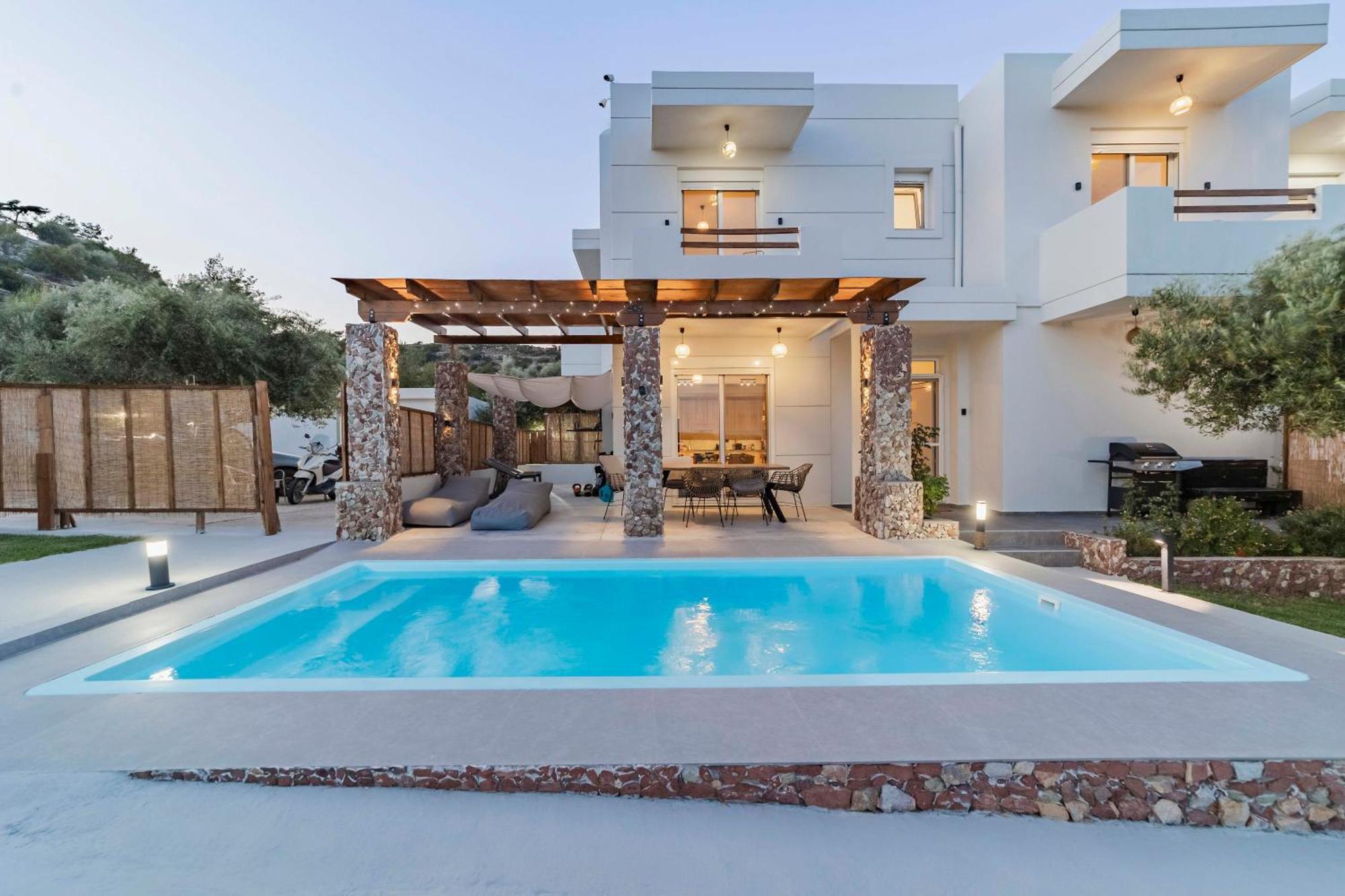 Villa Tranquila Rhodes Psinthos Exterior foto