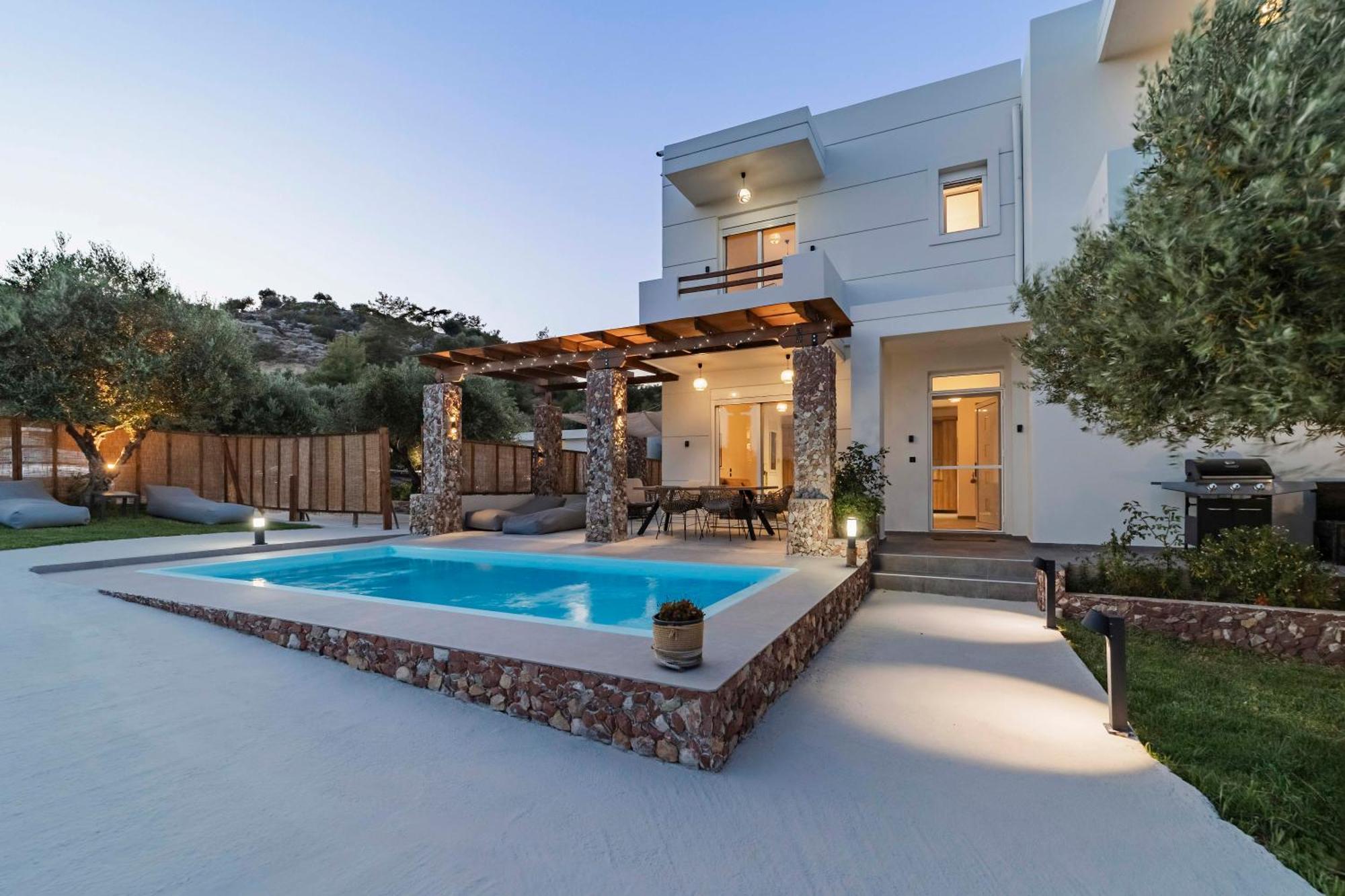 Villa Tranquila Rhodes Psinthos Exterior foto